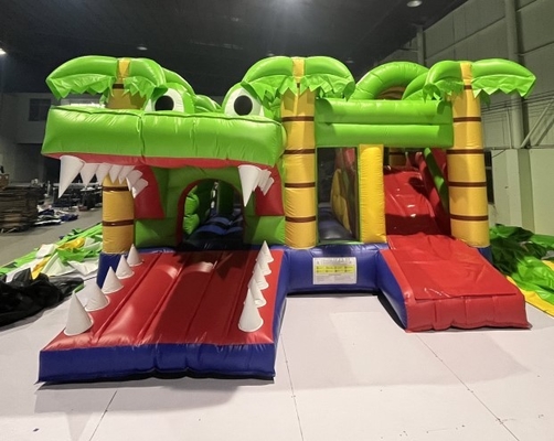 অগ্নি প্রতিরোধী আবাসিক বাউন্স হাউস Inflatables Castle For Kids