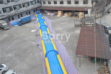 1000ft Inflatable স্লিপ এন স্লাইড 0.55 মিমি পিভিসি Tarpaulin Adultable জল স্লাইড প্রাপ্তবয়স্কদের জন্য