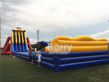 EN14960 0.5 মিমি পিভিসি দৈত্য Inflatable স্লাইড 0.55 মিমি / 18 ওজ পিভিসি Tarpaulin টেকসই