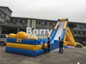 3 বছর জীবনকাল হলুদ দৈত্য Inflatable স্লিপ এবং কিডস / প্রাপ্তবয়স্কদের জন্য স্লাইড