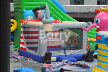 খালেদা / ইন্ডোর পাইরেট কিডস Inflatable বাউন্সার জাম্পিং ঘর ফেইড প্রুফ