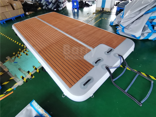 মাছধরা এবং জল ক্রীড়া অনুরাগীদের জন্য 3 মিটার ইনফ্ল্যাটেবল ভাসমান ডক