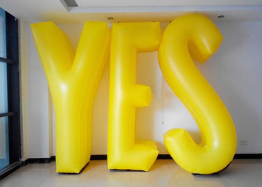 আউটডোর Inflatable বিজ্ঞাপন পণ্য 3 ডি অক্সফোর্ড কাপড় দৈত্য Inflatable চিঠি লোগো