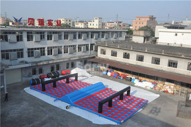 Inflatable Obstacle রেস, Inflatables 5k বাধা গদি রান আকার 20x10x1.2M