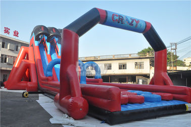 ক্রেজি ফ্যান Inflatable 5k রান শেষ লাইন, প্রাপ্তবয়স্কদের জন্য দৈত্য Inflatable Obstacle কোর্স