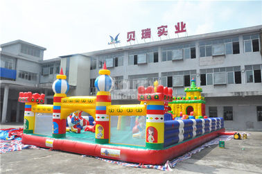 খেলাধুলা থিম Inflatable বাউন্সি কাসল, 0.55 মিমি পিভিসি শিশু ইনডোর প্লে সরঞ্জাম