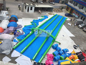 দীর্ঘ একক বা ডাবল লেন inflatable স্লাইড সিটি 1 - 2 বছর পাটা