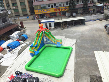 বাচ্চাদের জন্য বহিরাগত Inflatable ওয়াটার পার্ক / চরম মজা জল থিম পার্ক