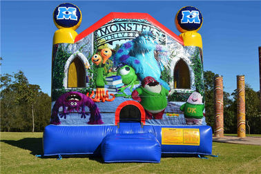 Multifunctional Inflatable বাউন্সার হাউস, বড় বাণিজ্যিক দানব বিশ্ববিদ্যালয় প্রাপ্তবয়স্ক জাম্পিং কাসল