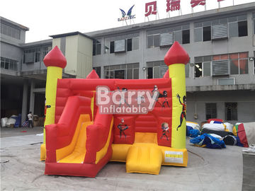 বাণিজ্যিক Inflatable বাউন্সী স্লাইড, বাচ্চাদের জন্য কম্বো জাম্পিং কাসল উড়ে
