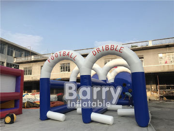 ক্রীড়া প্রতিবন্ধক ফুটবল খেলা ঢাকনা Inflatable ফুটবল খেলা নিজস্ব আকার
