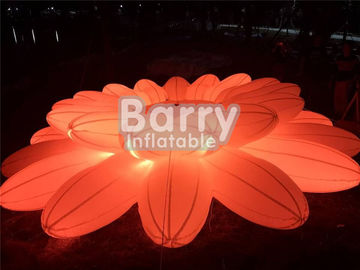 প্রাইভেট আলোর সজ্জা Inflatable বিজ্ঞাপন পণ্য / বিবাহ পার্টি জন্য Inflatable LED ফুল চেইন