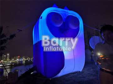 কাস্টমাইজড Inflatable বিজ্ঞাপন পণ্য / হালকা প্রাণী আলোর জন্য কার্টুন গাট্টা