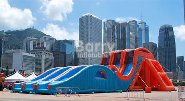 কাস্টম তৈরি দৈত্য Inflatable ড্রপ কাটা জল স্লাইড প্রাপ্তবয়স্ক / কিশোরদের জন্য