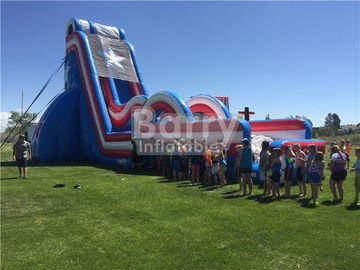 ডিজিটাল মুদ্রণ জায়েন্ট Inflatable স্লাইড, বিনামূল্যে পতন ড্রপ Kick Inflatable Dropkick জল স্লাইড