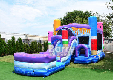আইস পপস মেগা ফ্রন্ট লোডার কিডস জন্য Inflatable কম্বো বাউন্সার
