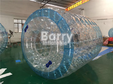 গ্রাসপ্লট / বিচ জন্য স্বচ্ছ Inflatable পুল জল রোলার বল