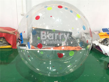কাস্টম 2 এম ব্যাসার্ধ TPU পিভিসি Inflatable জল হাঁটা বল / উঁকি ইউপি পুল খেলনা