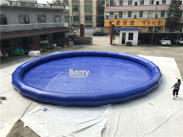 0.9 মিমি পিভিসি Inflatable সুইমিং পুল / পোর্টেবল গোলাকার জল পুল গাট্টা