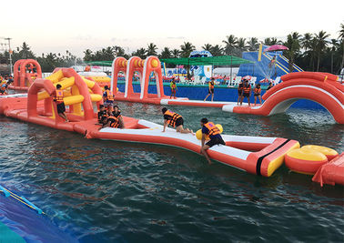 ভাসমান inflatable বাধা কোর্স, inflatable জল বাধা কোর্স ভাড়া