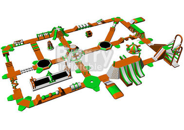বিনোদন জন্য দৈত্য নিরাপত্তা আলটিমেট Inflatable ভাসমান জল পার্ক