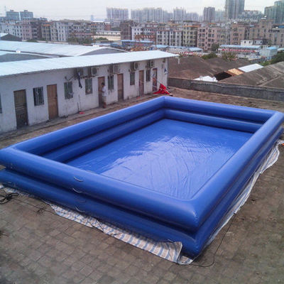 টেকসই PVC 0.9mm উপাদান সস্তা ভাসমান inflatable সুইমিং পুল