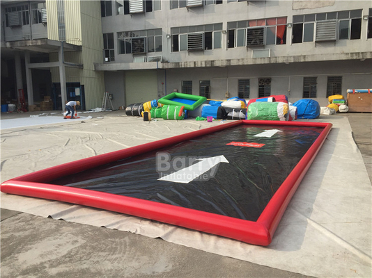 বাণিজ্যিক Inflatable গাড়ী ধোয়ার মাদুর সহজ সেট আপ এয়ার সীল প্রকার