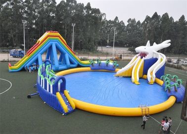 বিনোদন Blow আপ গেম আলটিমেট Inflatable ওয়াটার পার্ক / লেক জন্য জল খেলনা