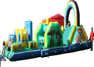 ওডিএম কার্টুন Inflatable Obstacle কোর্স, উল্লম্ব রাশ Obstacle কোর্স Inflatables
