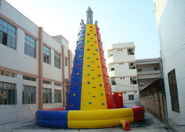 রঙিন Inflatable ইন্টারেক্টিভ ইন্ডোর Inflatable আরোহণ ওয়াল ভাড়া