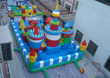 শিশু Inflatable বহিরঙ্গন বাউন্সী কাসল Inflatable Inflatable মজা শহরের খেলার মাঠ