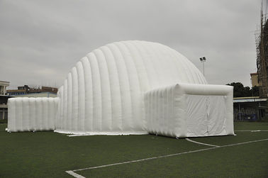 প্রদর্শনী জন্য দৈত্য হোয়াইট ইভেন্ট গম্বুজ inflatable তাঁবু জল প্রুফ পিভিসি